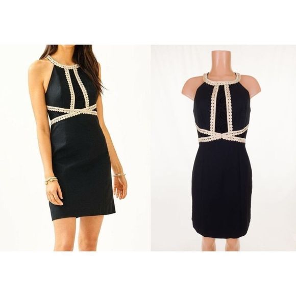 Lilly Pulitzer Black and White Mini Dress - Picture 2 of 16